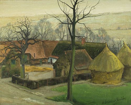 De hoeve van de buurman, Valerius De Saedeleer