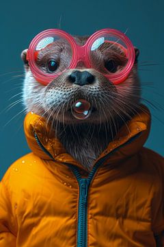 Bubblegum Fun: Otter 5 van ByNoukk