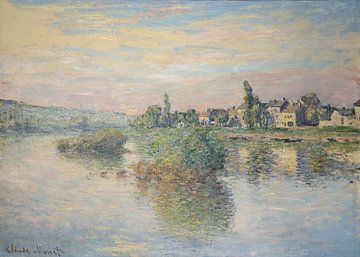 Banks of the Seine at Lavacourt, Claude Monet