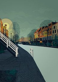 Poster Zandbrug by Gilmar Pattipeilohy