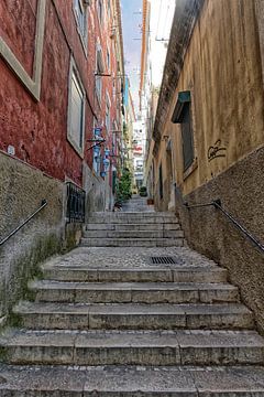 Lissabon stadscentrum. van Tilly Meijer