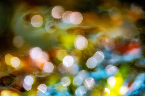 Abstracte bokeh achtergrond met lichte reflecties