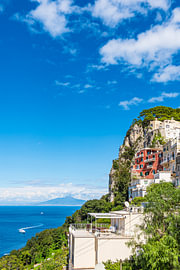 Vue sur le village d'Anacapri, sur l'île de Capri