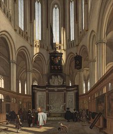 The Tomb of Michiel de Ruyter in the Nieuwe Kerk, Amsterdam, Emanuel de Witte
