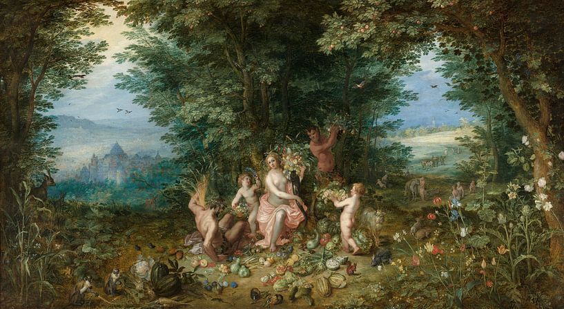Erde, Jan Brueghel der Ältere von Meisterhafte Meister