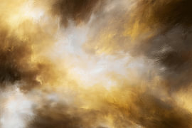 Flux de lumière doré – Peinture abstraite aux teintes chaudes