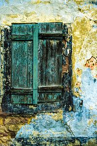 Verfall Fenster und Mauer