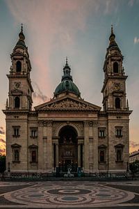 St. Stephan's Basilica Budapest. Eine Kirche in Ungarn am Morgen in der Hauptstadt