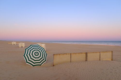 Parasol op het strand