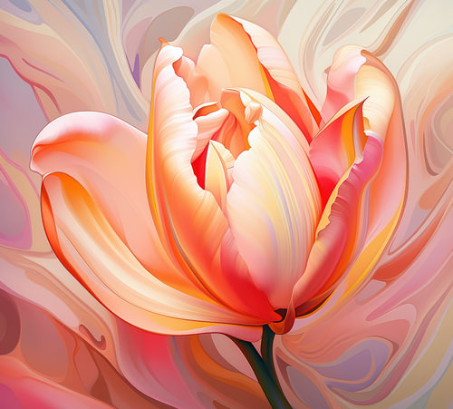 Elegante bloem kleurrijk en botanisch