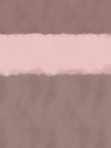 Peinture abstraite minimaliste aux tons doux et chauds