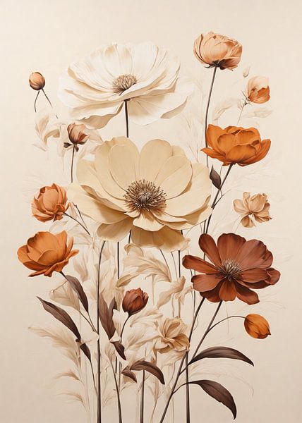 minimalistische bloem van Rizal Azhari