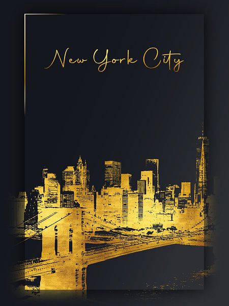 New York City von Printed Artings