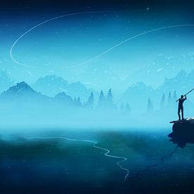 Fishing for stars by Michaela Spatz