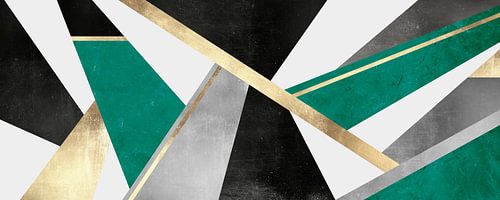 Collage goud en marmer 1