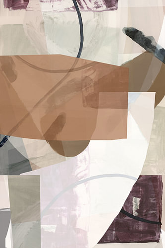Aards, abstract ontwerp