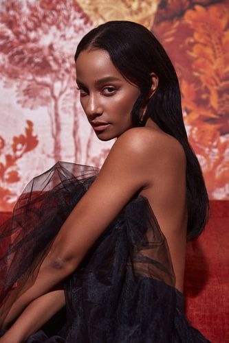 Bloeiende elegantie: een fusie van natuur en couture