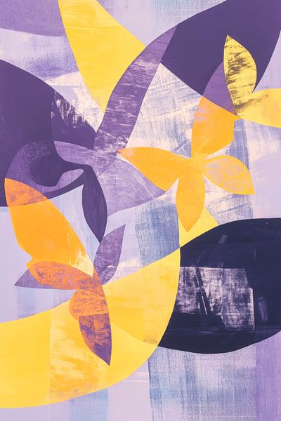 Farbenfrohe Umarmung der Blütenwelt von Poster Art Shop