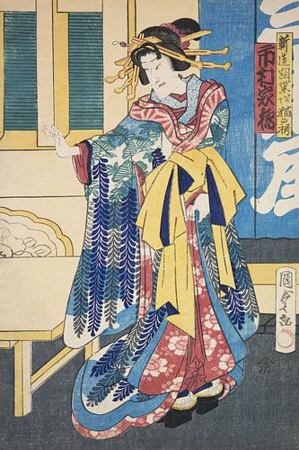 Azuma Nishiki-e (colour woodcut)