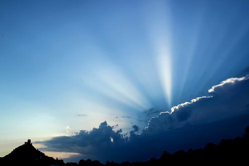 Scène d'éclairage du Staatzer Berg