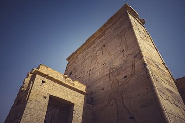 Die Tempel Ägyptens 22 von FotoDennis.com | Werk op de Muur