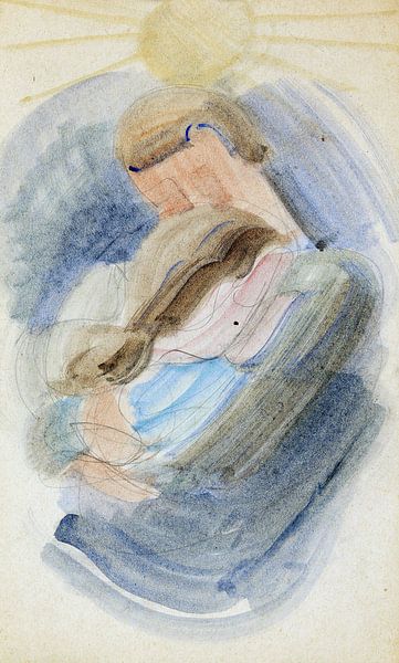 Umarmung II, Oskar Schlemmer, 1942 von Atelier Liesjes