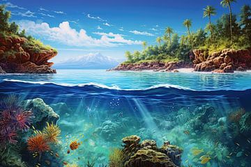 Ocean world tropical by Art Bizarre