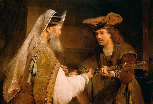 Ahimelech Giving the Sword of Goliath to David, Aert de Gelder