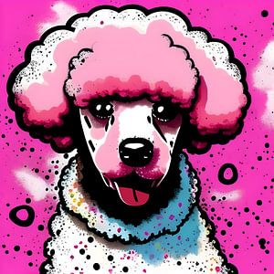 Pink Poodle Club 3 - sweet doggie sur The Art Kroep