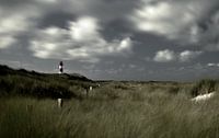 Wolken boven de vuurtoren van List