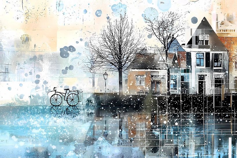 künstlerischer ländlicher Hintergrund, saisonale Grafiken 2 von Ariadna de Raadt-Goldberg