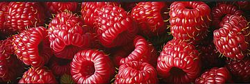 Painting Raspberries by Blikvanger Schilderijen