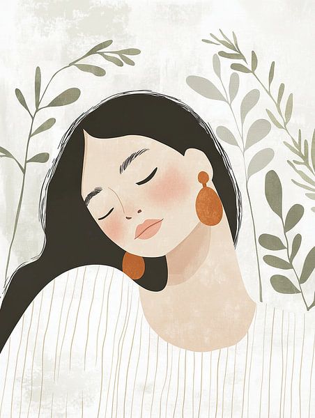 Ontspannen Vrouw van Zen en Meer