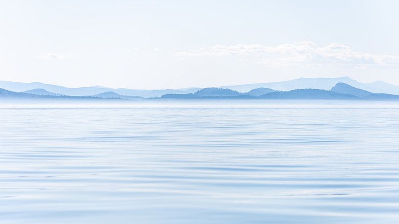 Rustikale Vancouver Island in Blautönen von Marco Schep