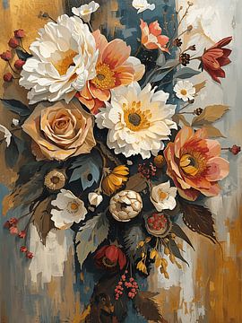 Blumenmalerei von Giandra Safaraz