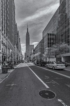 New York - Empire State Building and 5th Avenue (2) van Tux Photography