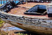 Scheepswrak Ria  Formosa Olhão Algarve Portugal
