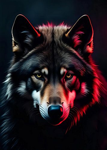 Visage de loup sur BRZ999