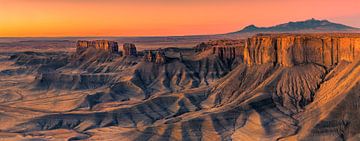 Panorama der Badlands, Utah von Henk Meijer Photography