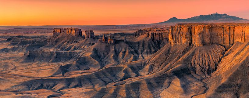 Panorama der Badlands, Utah von Henk Meijer Photography