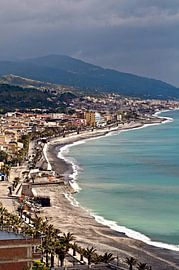 Paradiesische Küste von Sant'Alessio Siculo auf Sizilien