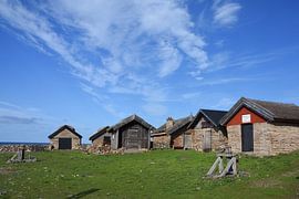 Bruddestad fiskeläge on Öland by Karin Jähne