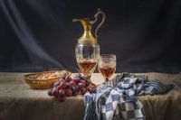 Weintrauben und Wein