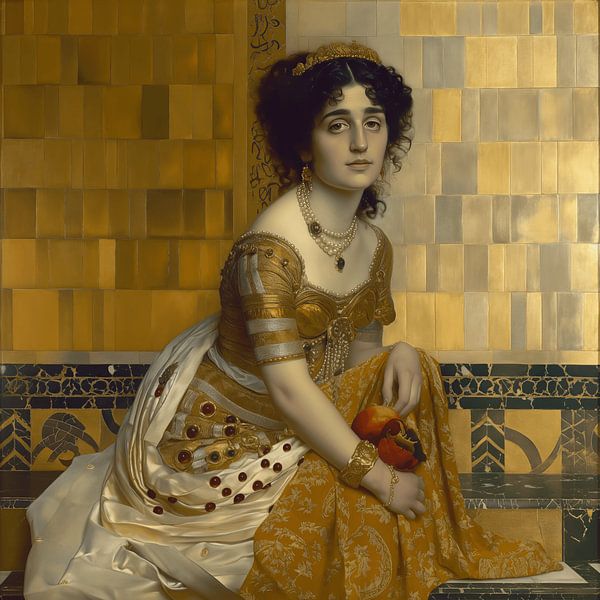Klimt trifft das Goldene Zeitalter von Ton Kuijpers