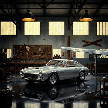 1963 Ferrari 250GT Lusso in werkplaats van Jan Keteleer