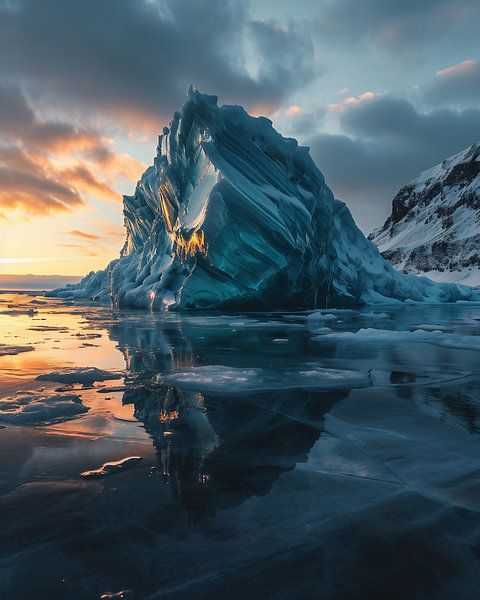 Lumière dorée au-dessus des vagues par fernlichtsicht
