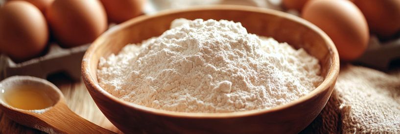 Meel en eieren van Poster Art Shop