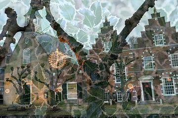 Abstrakte Fotografie | Straßenfotografie | Kopfweiden am Kanal von Sloten von Art. by Janine