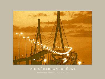 Hamburg | Köhlbrandbrücke van Dirk H. Wendt