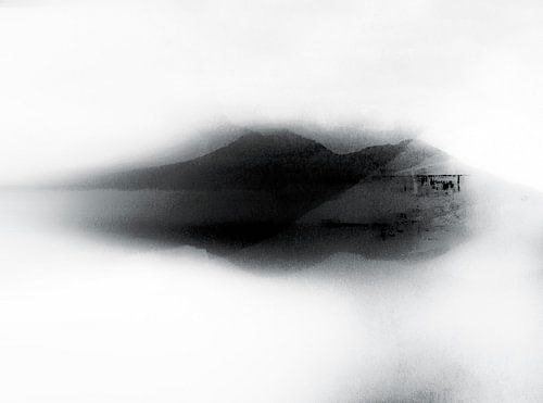 Japans berglandschap Japandi